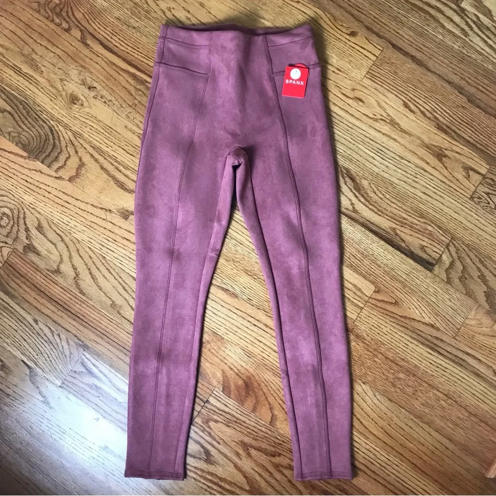 Spanx High Waist Faux Suede Legging NWT - Picture 9 of 10